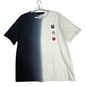 Once We Were Warriors Gradient Japanese cotton Samurai Tee